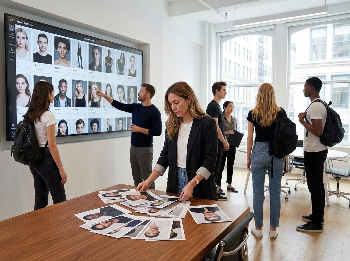 Model database and booking system