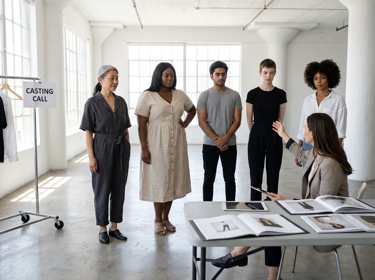 Diverse model casting